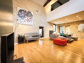 TV, fireplace - Le Clos de Laly, Le Clos de Laly (Charnay-lès-Mâcon)