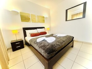 Appartement | 2 chambres, fer et planche à repasser, Wi-Fi gratuit, draps fournis