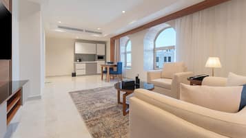 Premium bedding, in-room safe, soundproofing, iron/ironing board