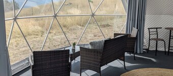 The Bigfoot Dome with spectacular views in charming Plains, Montana.