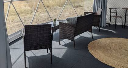 The Bigfoot Dome with spectacular views in charming Plains, Montana.