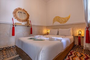 Standard Double Room | Free WiFi, bed sheets - Riad Jowara (Marrakech)