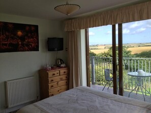 Chambre, 1 chambre, balcon, vue sur le jardin | 1 chambre