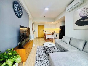 Living area - Masteri ThaoDien 1BR in Tower 5 (Ho Chi Minh City)