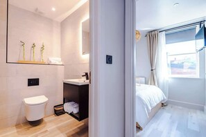 Shower, hair dryer