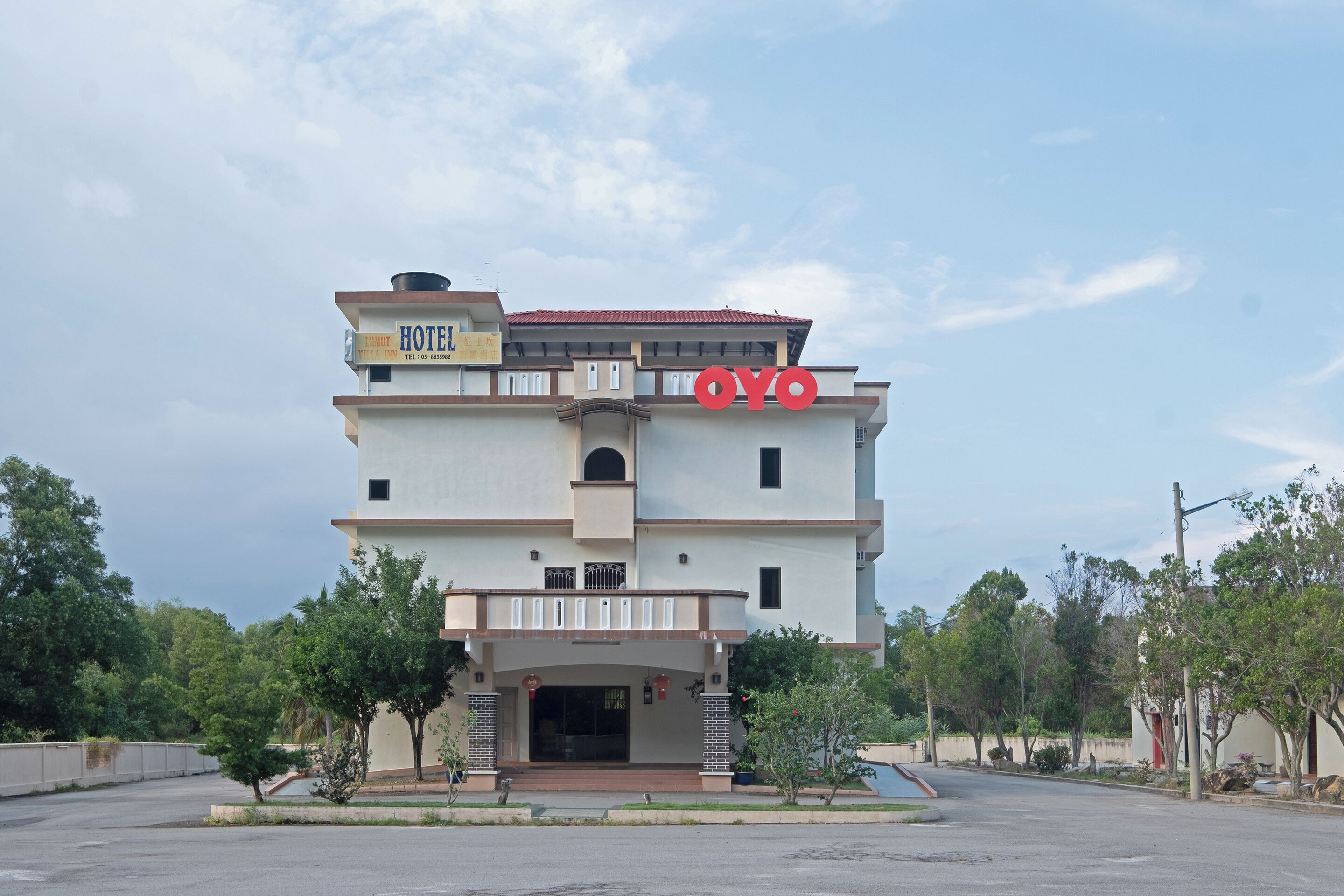 Fachada de la propiedad