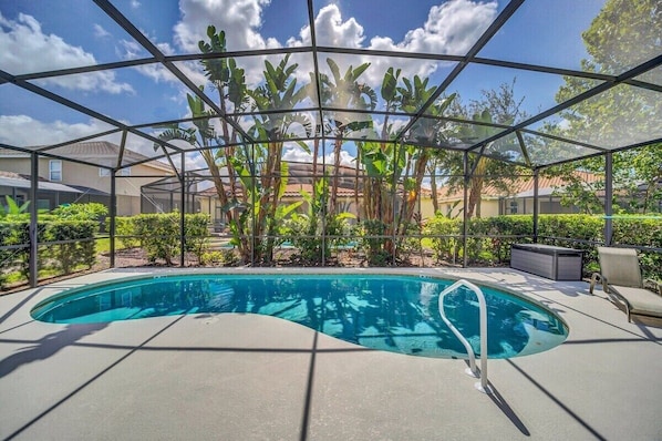 Una piscina climatizada