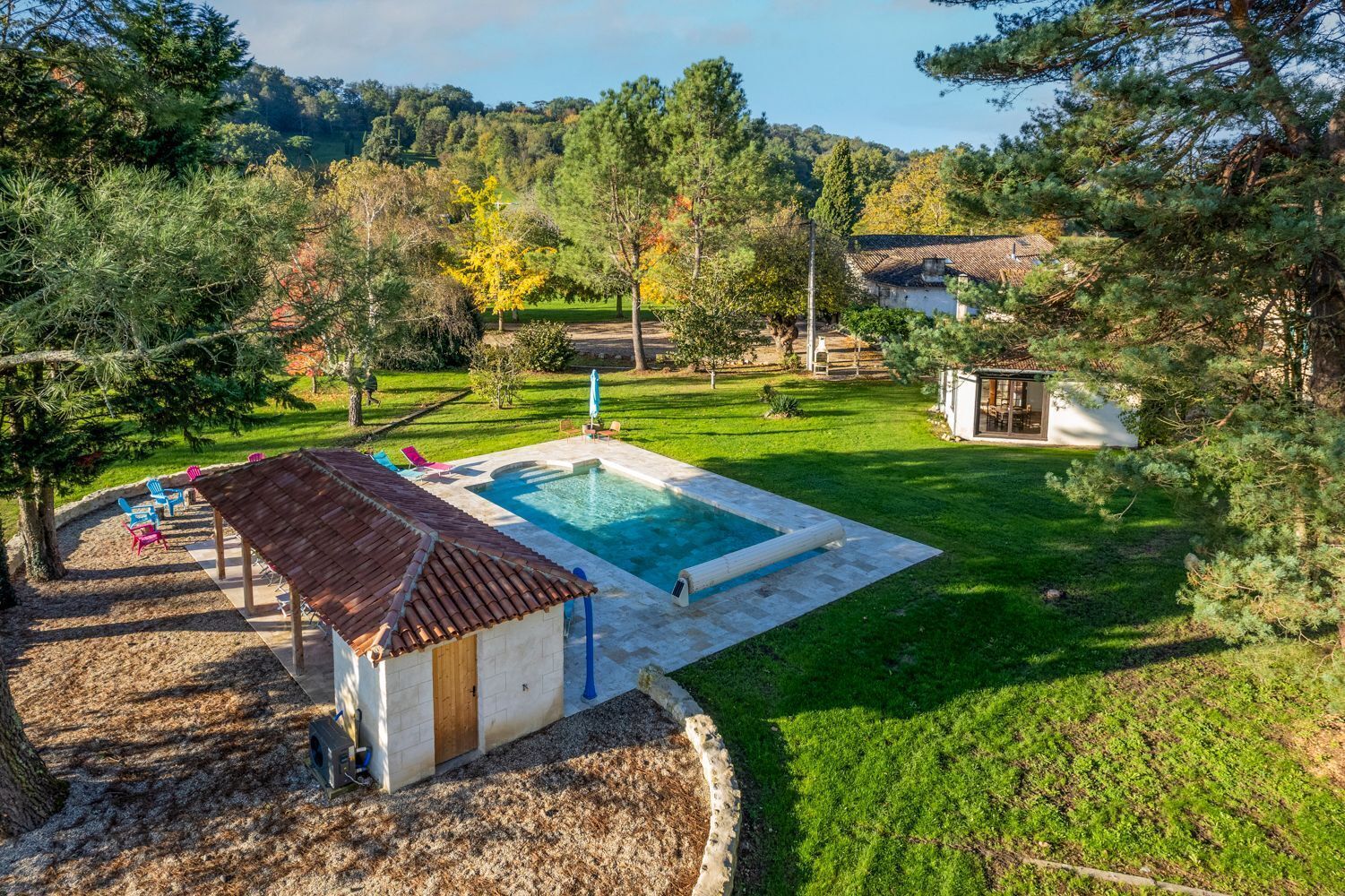 Una piscina climatizada
