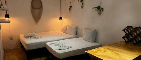 Bungalow Confort, 1 chambre, cuisine, vue jardin | 1 chambre, mini-bar avec articles gratuits, fer et planche à repasser