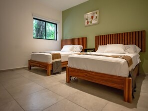 Standard Room, 2 Double Beds | Desk, laptop workspace, soundproofing, free WiFi - Collection O Hotel Lavanda Anzures (Mexico City)