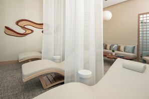 Salle de soins pour les couples, soins du corps, aromathérapie