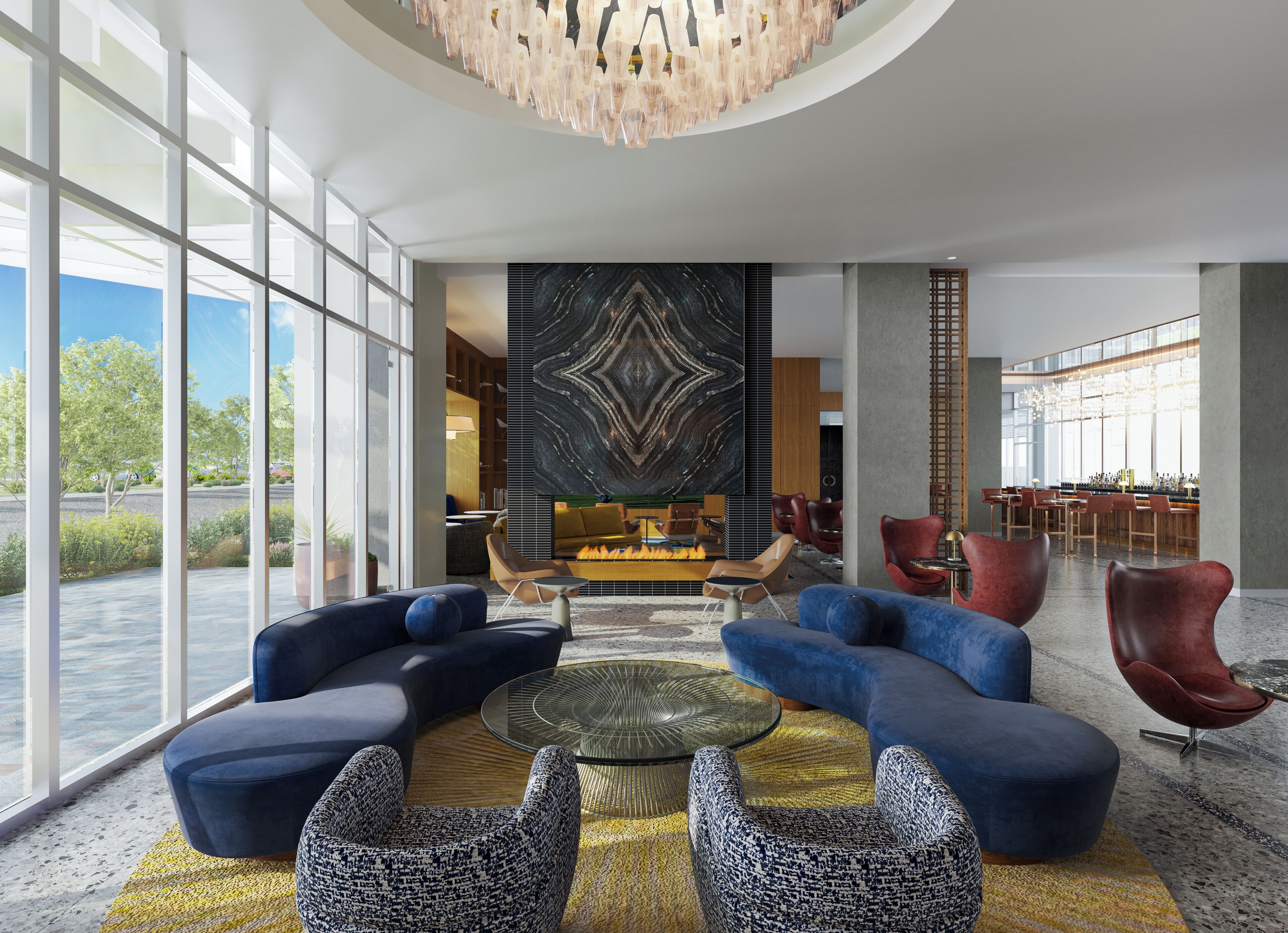 منطقة الجلوس في الردهة