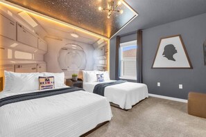 5 bedrooms, travel cot, WiFi, bed sheets