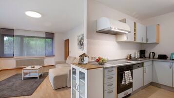 Kühlschrank, Ofen, Herdplatte, Geschirrspüler