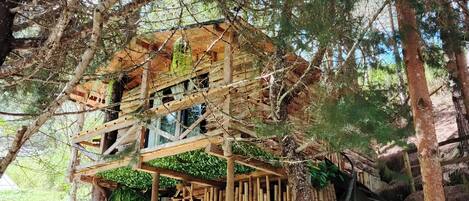 Honeymoon-Baumhaus | Terrasse/Patio