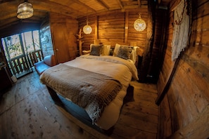 Trehytte – superior | Utsikt fra rommet