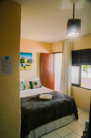 Double Room | Free WiFi, bed sheets - Pousada Brisa Do Morro (Natal)