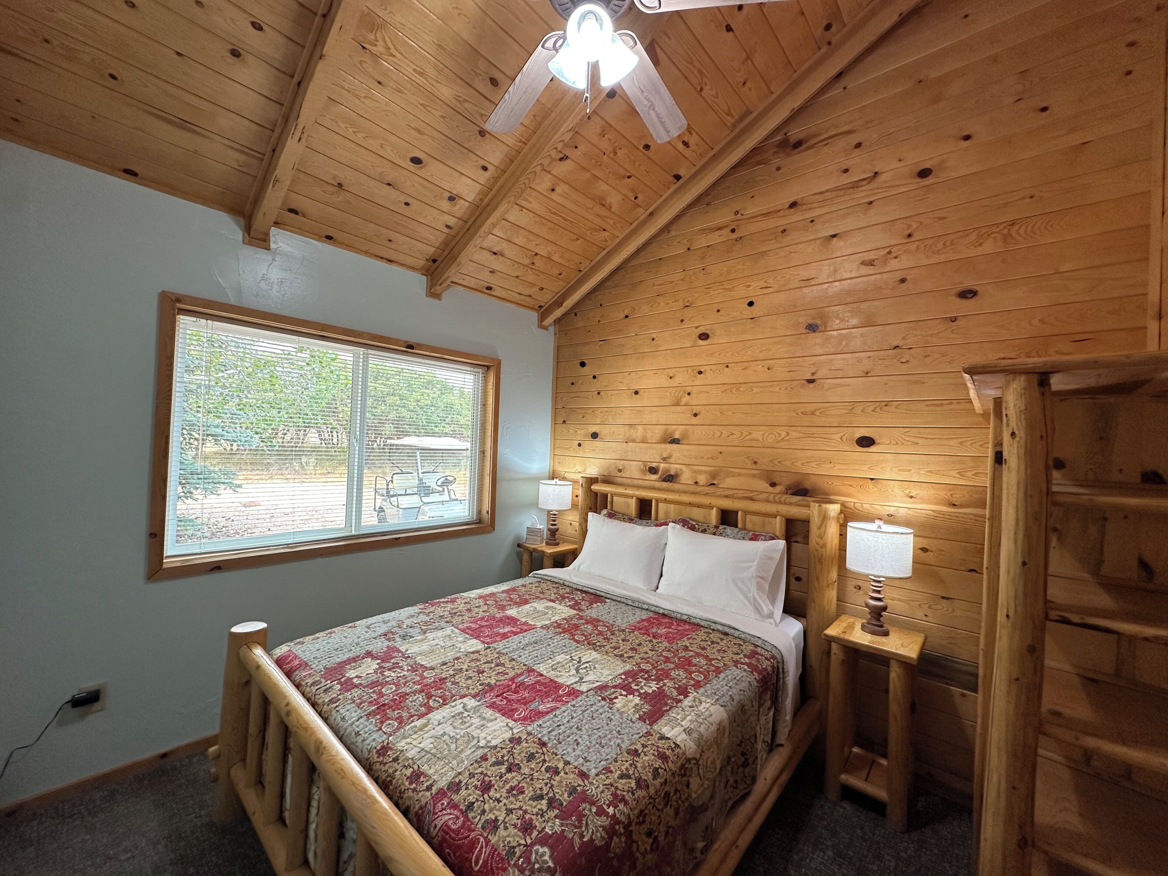 Cabane, vue montagne | Wi-Fi gratuit, draps fournis