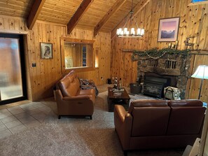 Flat-screen TV - Mount Peale Country Inn and Cabins (La Sal)