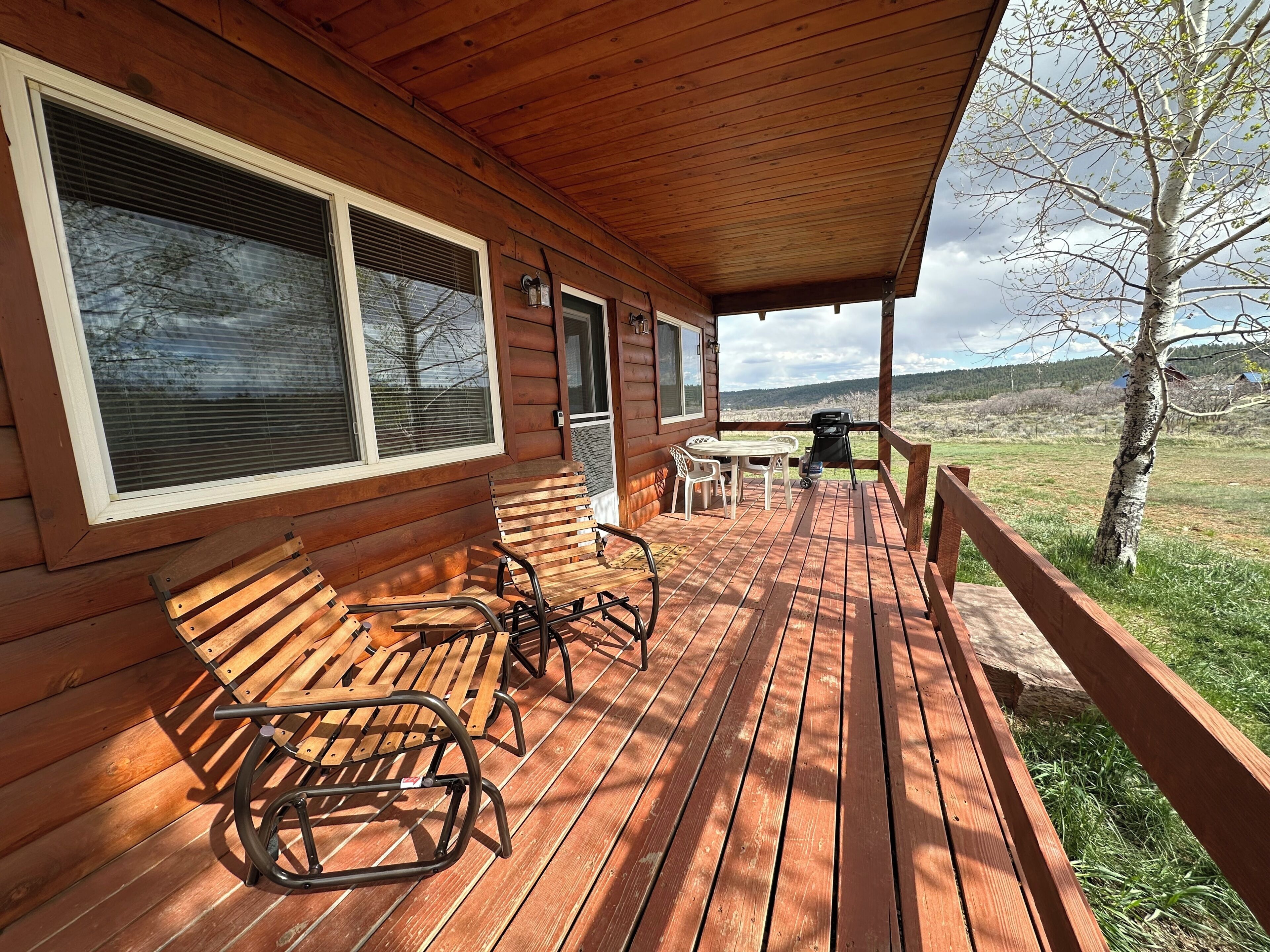 3 bedroom cabin #2 | Terrace/patio