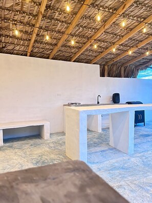 Deluxe Cabin, Pool View | Living area - Blue beach Eco-hotel by Sanfabini  (San Rafael del Yuma)