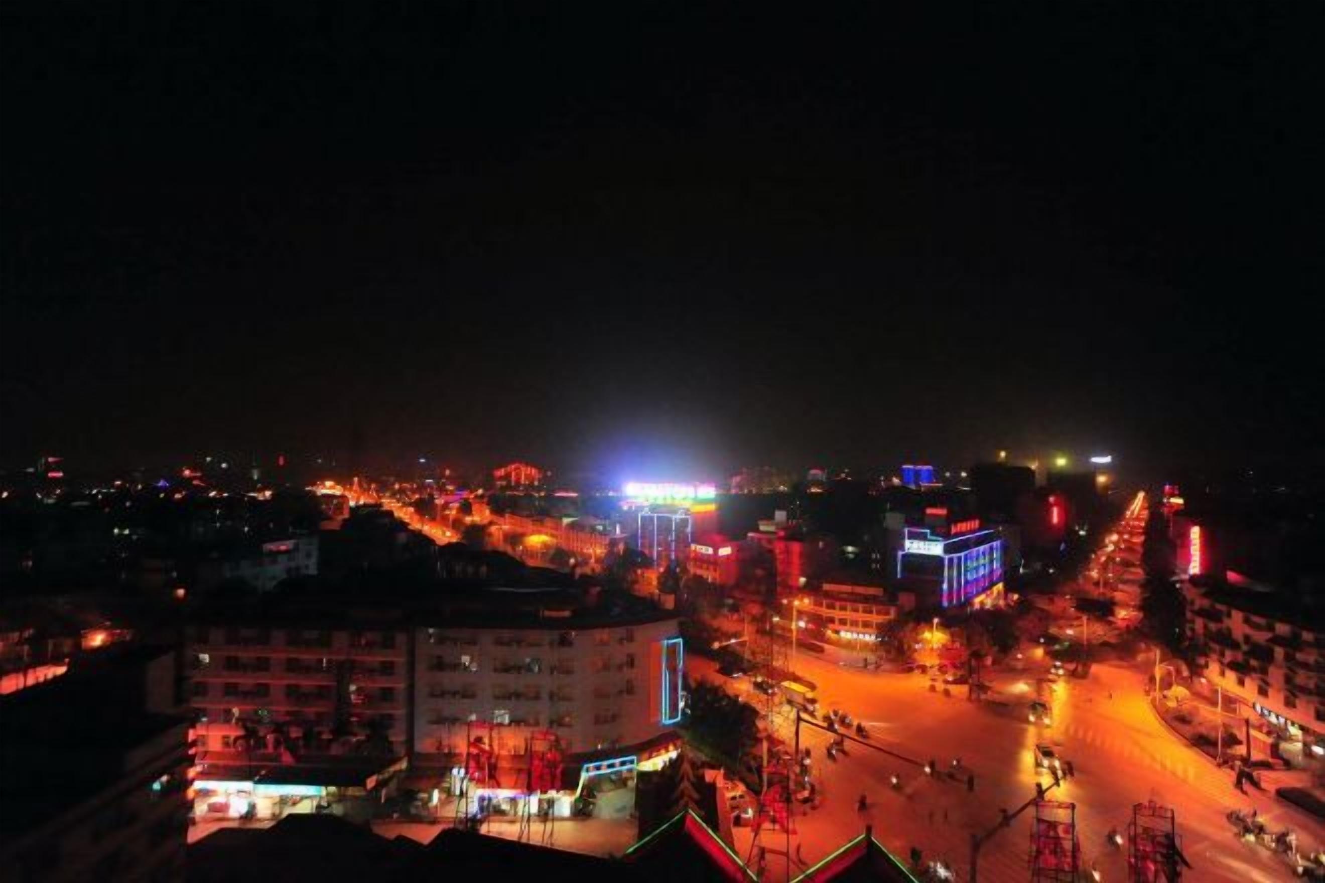 منظر من الجو على ارتفاع عالٍ