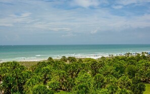 Tæt på stranden, liggestole, badehåndklæder