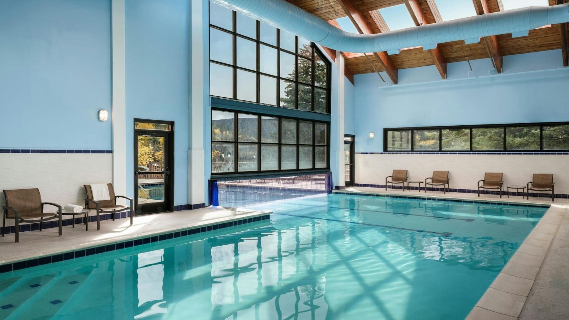 Pool view of vacation home property