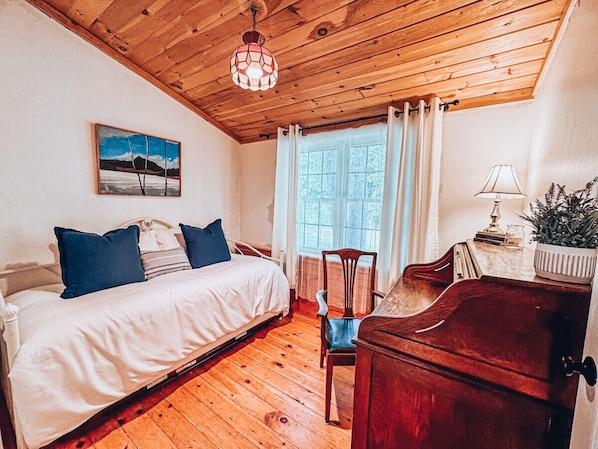 Desk, iron/ironing board, travel crib, free WiFi