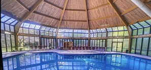 Indoor pool, a heated pool - Pocono Mountains Camelback Retreat Ski-in Ski-out (Tannersville)