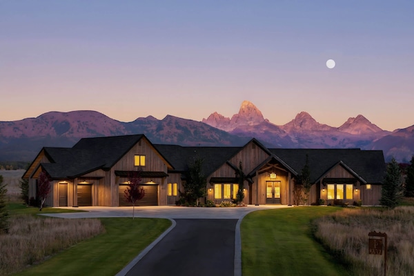 Stunning postcard views of alpenglow sunsets on the Tetons can be experienced throughout the year.