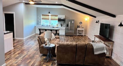 The Loft is a charming barndominium-style guesthouse near Lake Chickamauga.