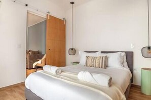 1 chambre, fer et planche à repasser, Wi-Fi, literie fournie