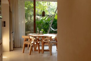 Dining - Apartment with Private Pool and Garden | •TEVA 1A (Tulum)