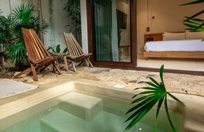 Terrace/patio - Room with Private Pool and Garden |• TEVA 2B (Tulum)