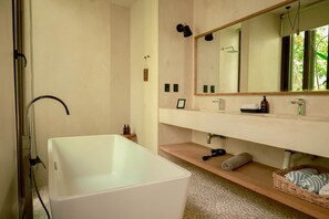 Hair dryer, towels - Room with Private Jungle Balcony |• TEVA 6B (Tulum)