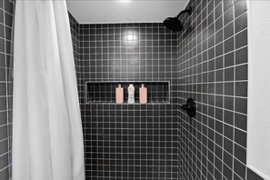 Hair dryer, towels