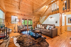 Smart TV, fireplace, video games, books