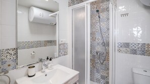 Shower, hair dryer