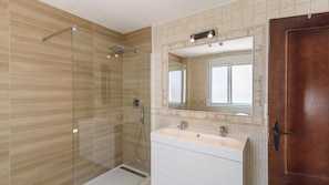 Shower, hair dryer