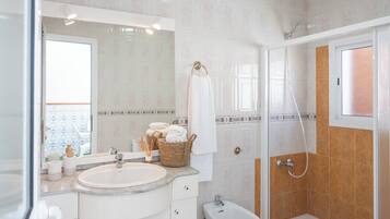 Shower, hair dryer