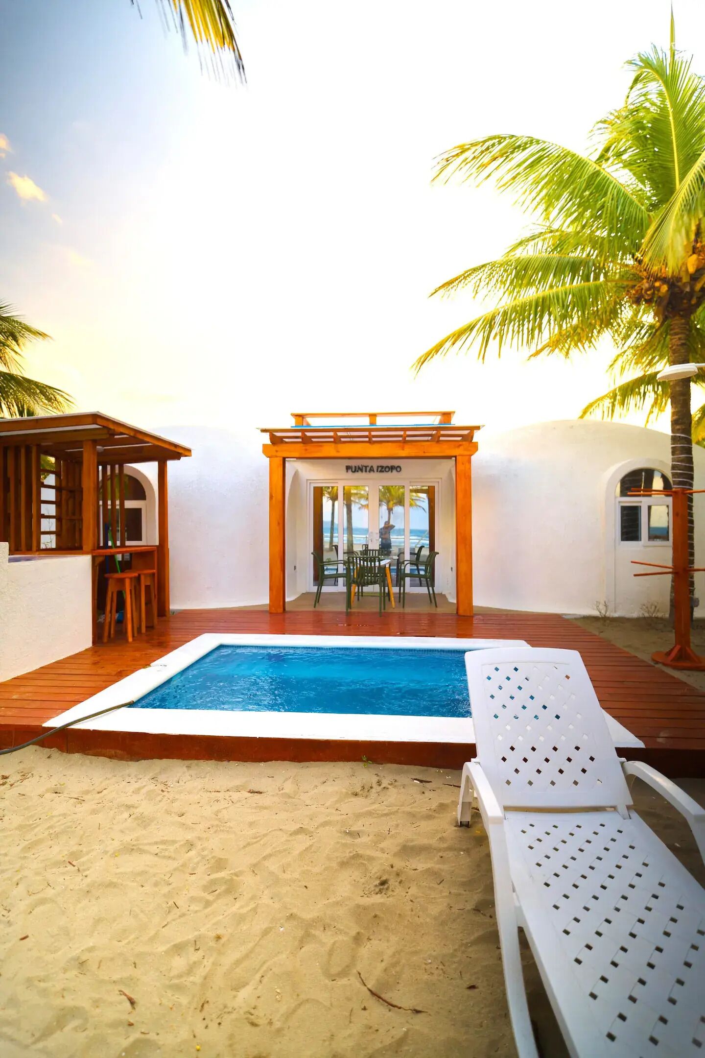 Alberca al aire libre 