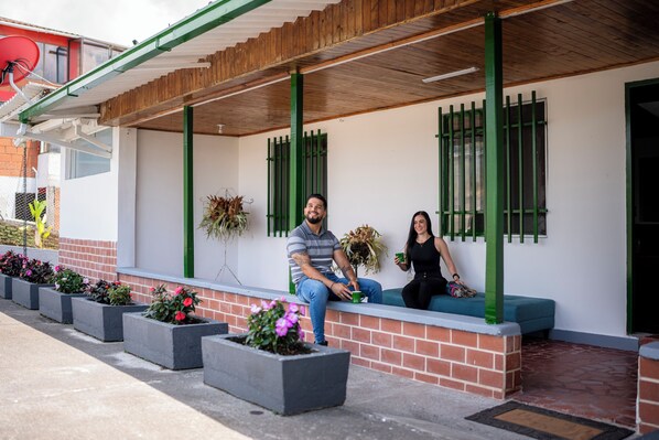 Fassade der Unterkunft