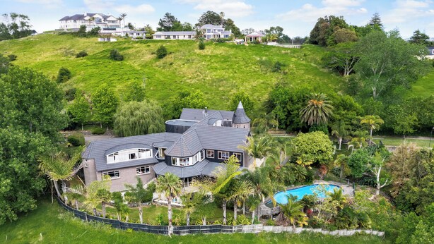 Aerial view - Countryside Zen Estate - Views and Pool (Whitford)