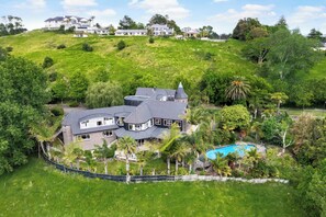 Aerial view - Countryside Zen Estate - Views and Pool (Whitford)