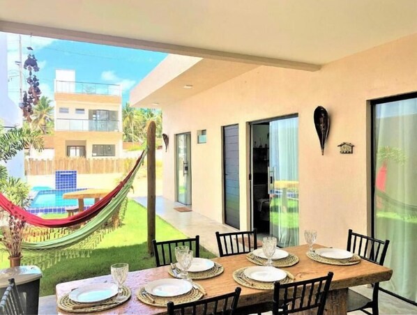 Terrace/patio - Casa Conchas do Patacho (Porto de Pedras)