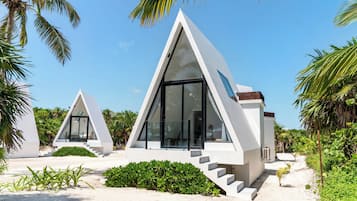 Majoituspaikan julkisivu