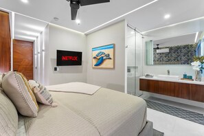 1 habitación, tabla de planchar con plancha, wifi gratis y ropa de cama 