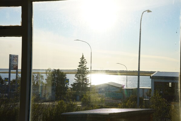 Blick von der Unterkunft