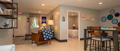 1 chambre, bureau, Wi-Fi, draps fournis